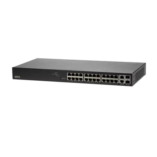 Axis 01192-002 switch di rete Gestito Gigabit Ethernet [10/100/1000] Supporto Power over Ethernet [PoE] Nero (T8524 POE+ NETWORK SWITCH EUR - T8524 PoE+, Managed, Gigabit - Ethernet [10/100/1000], Power over Ethernet [PoE], Rack mounting - Warranty: ...
