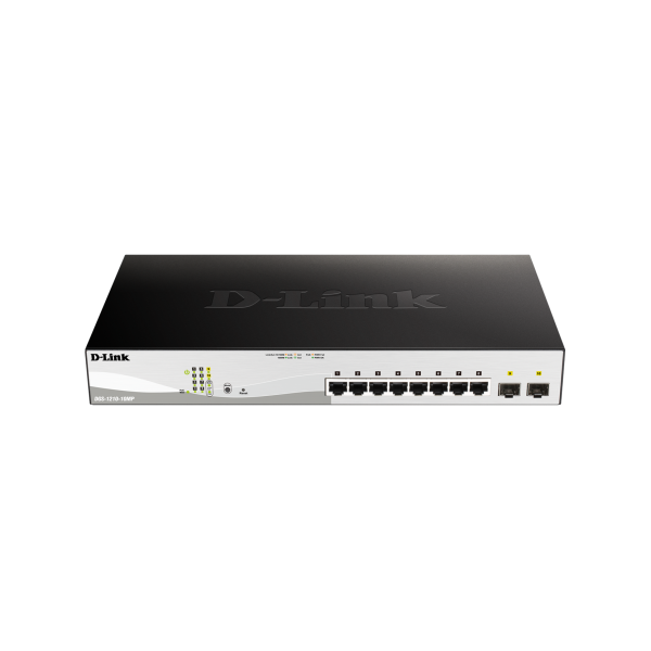 D-Link DGS-1210-10MP switch di rete Gestito L2/L3 Gigabit Ethernet [10/100/1000] Supporto Power over Ethernet [PoE] Nero (10-PORT LAYER2 POE+ SMART - MANAGED GIGABIT SWITCH)D-link0790069432507DGS-1210-10MP