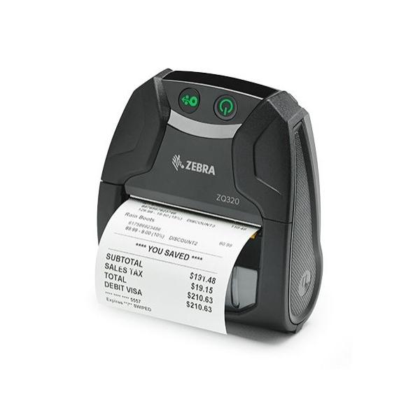Zebra ZQ320 stampante per etichette [CD] Termica diretta 203 x 203 DPI 100 mm/s Con cavo e senza cavo Bluetooth (DT PRNTR ZQ320 NO LABEL SENSOR - BT OUTDOOR USE ENGLISH GROUP E)ZebraZQ32-A0E02TE-00