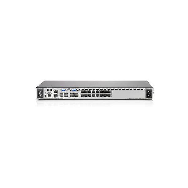 HPE AF618A switch per keyboard-video-mouse [kvm] Nero (0x2x16 KVM SVR Cnsl G2 VM CAC - **New Retail** - Warranty: 12M)HpeAF618A