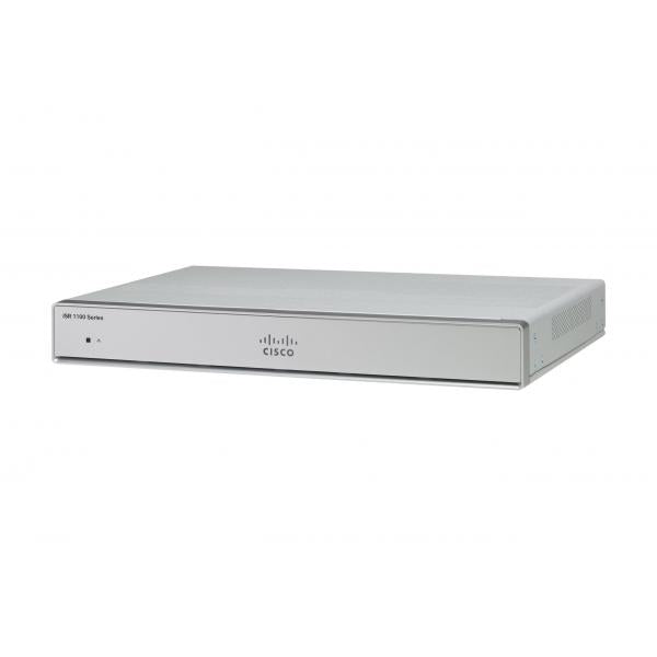 Cisco C1111-4PLTEEA router cablato Gigabit Ethernet Argento (ISR 1100 4P DUAL GE ETHERNET - W/ LTE ADV SMS/GPS EMEA + NA)CiscoC1111-4PLTEEA