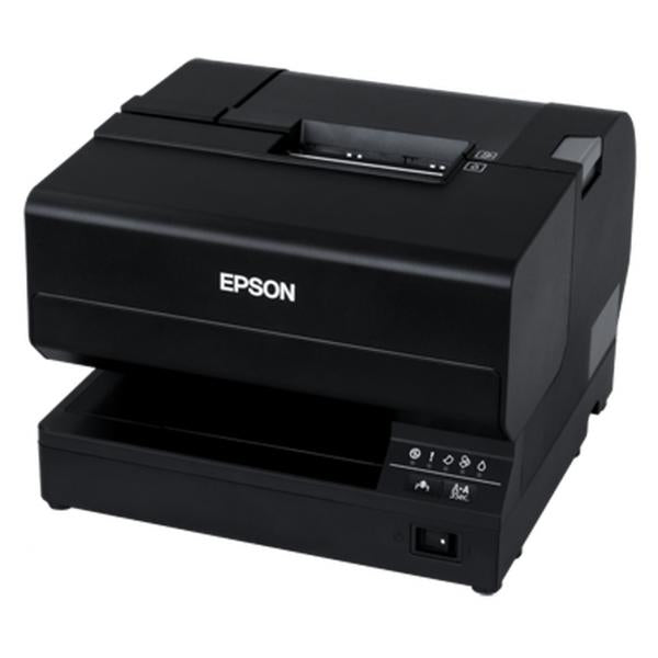 Epson TM-J7700[301] W/O MICR, BLACK, INC PSU, EU (EPSON TM-J7700 [301] BLACK,Epson TM-J7200 [301] W/O MICR,BLACK,INC PSU, EU, Schwarz, USB 2.0 Typ B, Ethernet-Schnitt, Full Cut, PS-180 und#x0026/ EURO AC cable, Tintenpatrone, PS-180, Stromkabel, Eins...