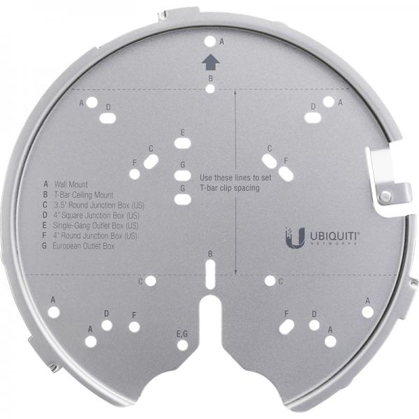 Ubiquiti U-PRO-MP kit di fissaggio Alluminio (Versatile mounting system - for UAP-AC-PRO, - UAP-AC-HD, UAP-AC-SHD - Warranty: 24M)UbiquitiU-PRO-MP