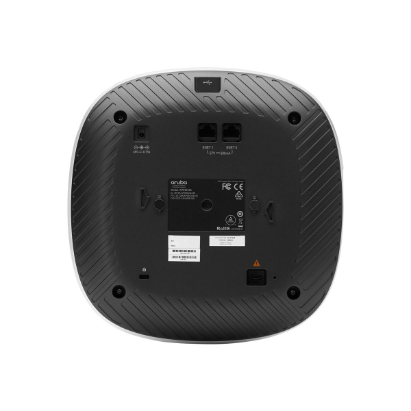HPE Aruba Networking Aruba AP-345 [RW] 4300 Mbit/s Bianco, Nero Supporto Power over Ethernet [PoE] (HP ARUBA AP-345 802.11AC WIRELESS ACCESS POINT)HpeJZ031A