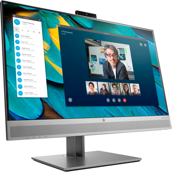 HP EliteDisplay E243m Monitor PC 60,5 cm [23.8] 1920 x 1080 Pixel Full HD LED Nero, Argento (EliteDisplay E243m Monitor - **New Retail** - Warranty: 36M)Hp1FH48AT