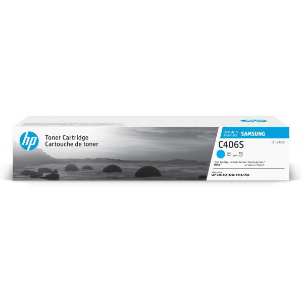 Samsung Cartuccia toner ciano originale HP CLT-C406S (SAMSUNG CLT-C406S CYAN TONER CARTRID)HpST984A