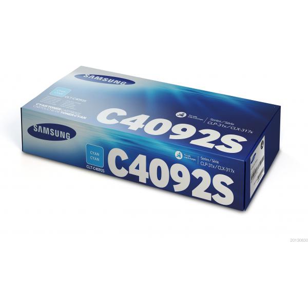 Samsung Cartuccia toner ciano CLT-C4092S (Samsung CLT-C4092S - cyan - original -)HpSU005A