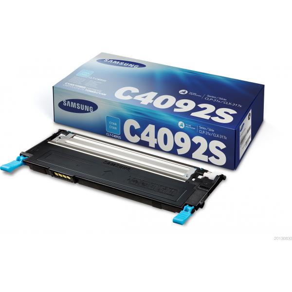 Samsung Cartuccia toner ciano CLT-C4092S (Samsung CLT-C4092S - cyan - original -)HpSU005A
