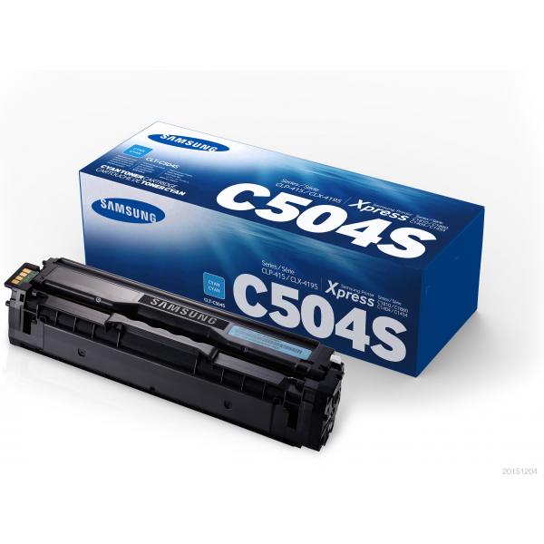 Samsung Cartuccia toner ciano originale HP CLT-C504S (SAMSUNG CLT-C504S CYAN TONER TONER)HpSU025A