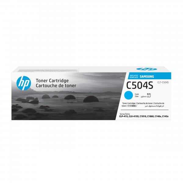 Samsung Cartuccia toner ciano originale HP CLT-C504S (^CLT-C504S CYAN TONER CARTRID)HpSU025A