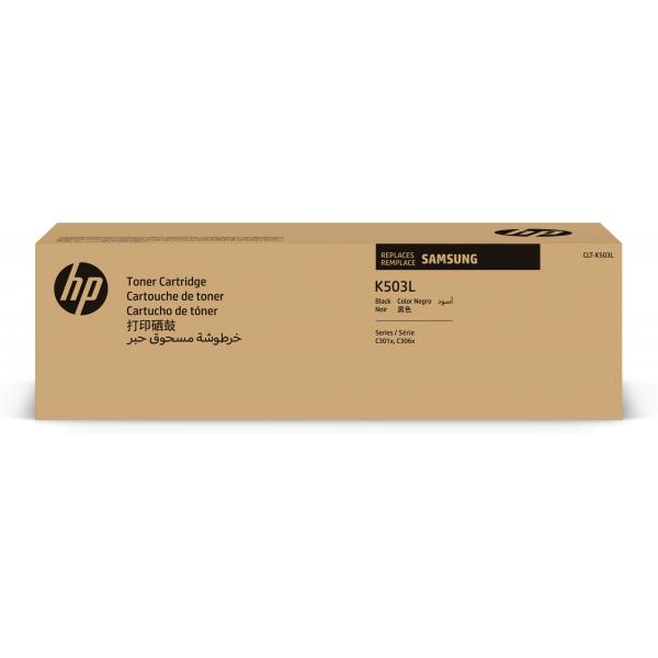 Samsung Cartuccia toner nero originale HP CLT-K503L ad alta capacità (HP CLT-K503L - Alta resa - nero - originale - cartuccia toner [SU147A] - per ProXpress SL-C3010DW, SL-C3010ND, SL-C3060FR, SL-C3060FW, SL-C3060ND)HpSU147A