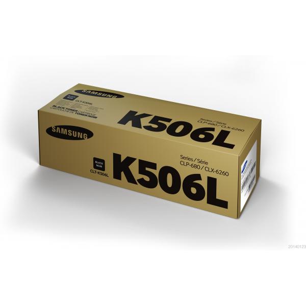 Samsung Cartuccia toner nero a resa elevata CLT-K506L (Samsung CLT-K506L - Hjtydende - sort)Samsung0191628429011SU171A