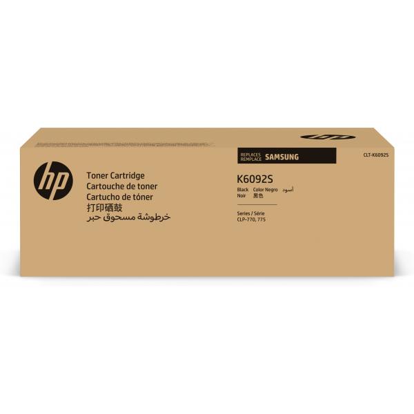 Samsung Cartuccia toner nero originale HP CLT-K6092S (SAMSUNG CLT-K6092S BLACK TONER CARTR)HpSU216A