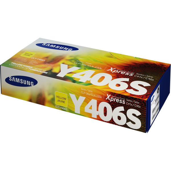 Samsung Cartuccia toner giallo originale HP CLT-Y406S (Samsung CLT-Y406S - gul - original - t)HpSU462A