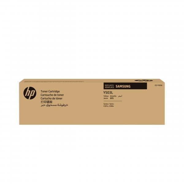 Samsung Cartuccia toner giallo originale HP CLT-Y503L ad alta capacità (SA CLT-Y503L H-YIELD YEL TONER - SAMSUNG)HpSU491A