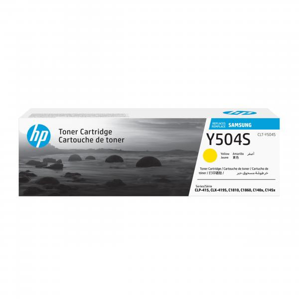 Samsung Cartuccia toner giallo originale HP CLT-Y504S (SA CLT-Y504S YELLOW TONER - SAMSUNG)HpSU502A