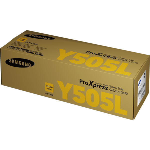 Samsung Cartuccia toner giallo originale HP CLT-Y505L ad alta capacità (HP CLT-Y505L - Alta resa - giallo - originale - cartuccia toner [SU512A] - per ProXpress SL-C2620DW, SL-C2670FW, SL-C2680FX)HpSU512A