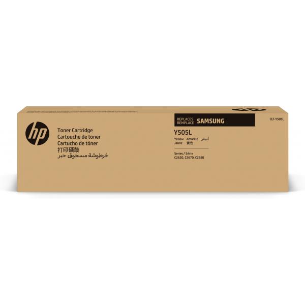 Samsung Cartuccia toner giallo originale HP CLT-Y505L ad alta capacità (HP CLT-Y505L - Alta resa - giallo - originale - cartuccia toner [SU512A] - per ProXpress SL-C2620DW, SL-C2670FW, SL-C2680FX)HpSU512A