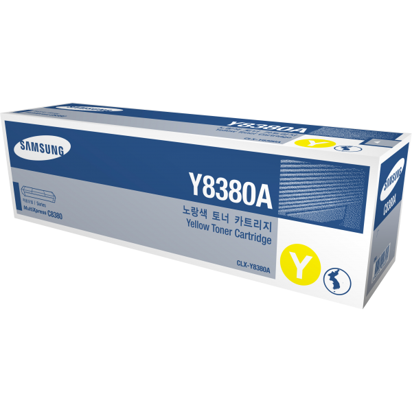 Samsung Cartuccia toner giallo CLX-Y8380A (Samsung CLX-Y8380A - Yellow - original - toner cartridge [SU627A] - for Samsung CLX-8380, CLX-8385, MultiXpress CLX-8540)Hp0191628463947SU627A