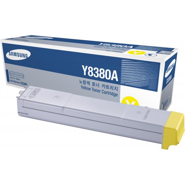 Samsung Cartuccia toner giallo CLX-Y8380A (Samsung CLX-Y8380A - Yellow - original - toner cartridge [SU627A] - for Samsung CLX-8380, CLX-8385, MultiXpress CLX-8540)Hp0191628463947SU627A