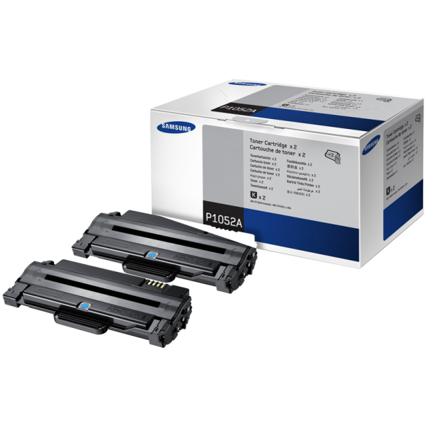 Samsung Confezione da 2 cartucce toner nero originali ad alta capacità MLT-P1052A (Samsung Pakke med 2 stk. MLT-P1052A-to)Samsung0191628484195SV115A