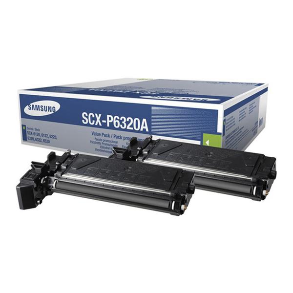 Samsung Cartucce toner nero SCX-P6320A in confezione doppia. (Samsung SCX-P6320A - 2 pakker - sort -)HpSV496A