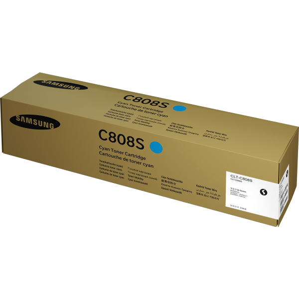 Samsung Cartuccia toner ciano originale HP CLT-C808S (HP CLT-C808S - Ciano - originale - cartuccia toner [SS560A] - per MultiXpress SL-X400LX, SL-X401LX, SL-X4220RX, SL-X4250LX, SL-X4300LX)HpSS560A