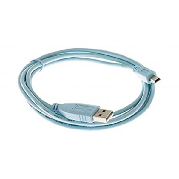 Cisco Console USB cavo USB 2 m (Cisco - USB cable - USB [M] to mini-USB Type B [M] - 1.83 m - for Cisco 1921, 1921 4-pair, 1921 ADSL2+, 1941, Catalyst 2960, 2960G, 2960S)CiscoCAB-CONSOLE-USB=