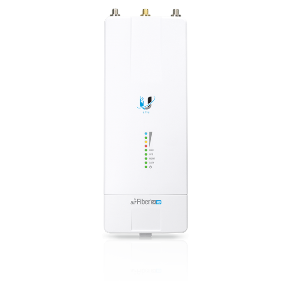 Ubiquiti AirFiber AF-5XHD 1000 Mbit/s Bianco Supporto Power over Ethernet [PoE] (airFiber 5XHD PTP LTU - AirFiber AF-5XHD, 1000 - Mbit/s, 10,100,1000 Mbit/s, 5.150 - 5.250 / 5.740 - 5.850 GHz, 100 MHz, QAM, - Warranty: 24M)UbiquitiAF-5XHD