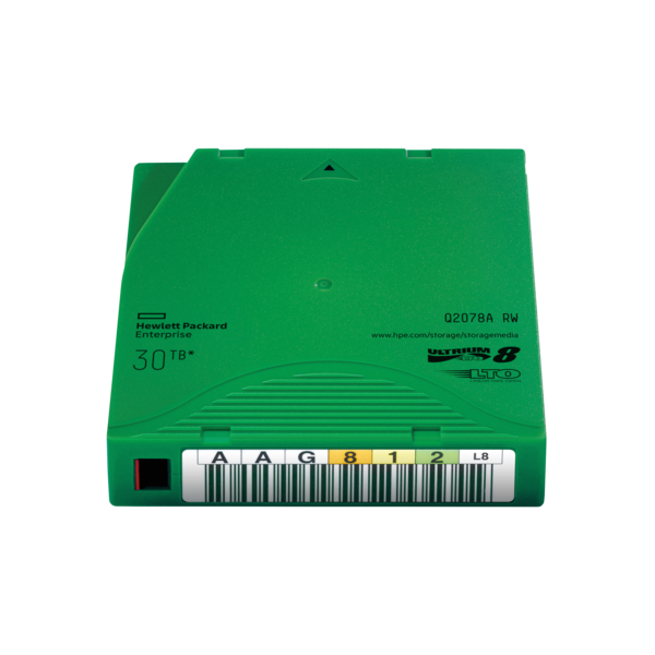 LTO-8 Ultrium 30TB RW Data Cartridge - LTO/Ultrium - 12.000 GB - Q2078A - - - LEADTIME2WEEKS [Tempo di attesa di 2 settimane prima dell'invio]HpeQ2078A