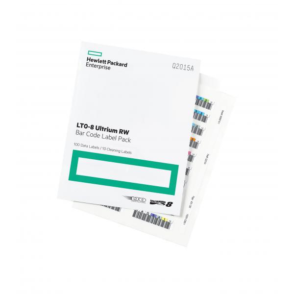 HPE LTO-8 Ultrium RW Bar Code Label Pack (HPE LTO-8 ULTR RW-STOCK - .)HpeQ2015A