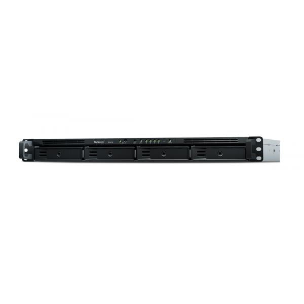 Synology RX418 array di dischi 0 TB Rack [1U] Nero, Grigio (Synology Expansion Unit RX418- 4-bay 1U rackmount expansion unit for 1U RackStation [3Years warranty])SynologyRX418