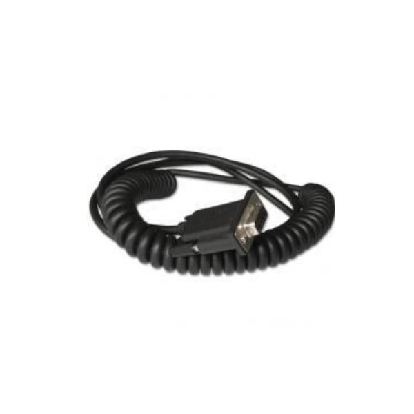 Honeywell CBL-020-300-C00-01 cavo seriale Nero 3 m RS232 DB9 (IND RS232 5V SIGNL BLK DB9 FEMM - 3M COILED 5V EXTERNAL POWER)HoneywellCBL-020-300-C00-01