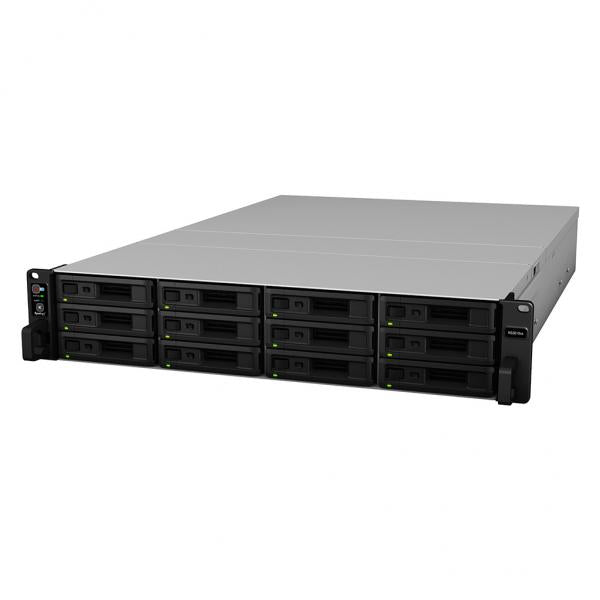 Synology RackStation RS3618xs NAS Armadio [2U] Intel Xeon D D-1521 8 GB DDR4 0 TB DiskStation Manager Nero (Synology RackStation RS3618xs 12 bay- Intel Xeon D-1521 quad-core 2.4GHz- Turbo Boost up to 2.7GHz- 8GB DDR4-2133 ECC UDIMM [expandable up to ...
