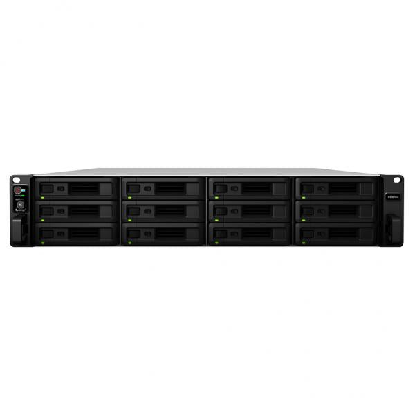 Synology RackStation RS3618xs NAS Armadio [2U] Intel Xeon D D-1521 8 GB DDR4 0 TB DiskStation Manager Nero (Synology RackStation RS3618xs 12 bay- Intel Xeon D-1521 quad-core 2.4GHz- Turbo Boost up to 2.7GHz- 8GB DDR4-2133 ECC UDIMM [expandable up to ...
