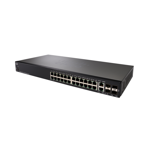 Cisco SF350-24 Gestito L2/L3 Fast Ethernet [10/100] Nero (CISCO SF350-24 24-PORT 10/100 - MANAGED SWITCH IN)Cisco0882658997235SF350-24-K9-UK