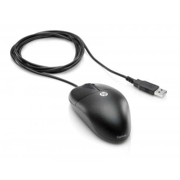 HP DC172B mouse Ufficio Ambidestro USB tipo A Ottico (Mouse 2-Button Opt WS4100 - **New Retail** - In Plastic Bags - Warranty: 12M)HpDC172B