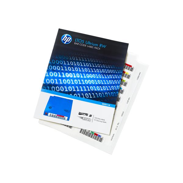 HPE Q2012A etichetta codici a barre (HPE Ultrium 5 WORM Bar Code Label Pack)HpQ2012A