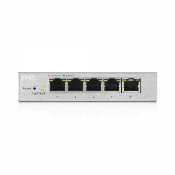 Zyxel GS1200-5 Gestito Gigabit Ethernet [10/100/1000] Argento (GS1200-5 5 PORT GIGABIT - SWITCH)Zyxel4718937598687GS1200-5-GB0101F