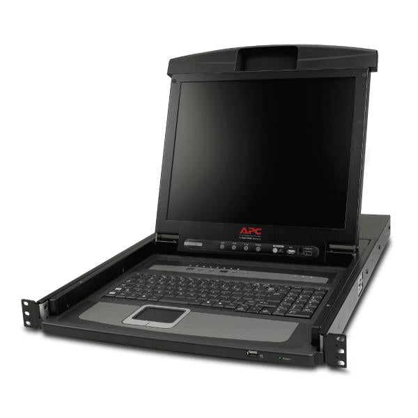 APC AP5808 console a rack 43,2 cm [17] Nero 1U (17 RACK LCD CONSOLE 8 PORT - INTEGRATED ANALOG KVM SWITCH)ApcAP5808