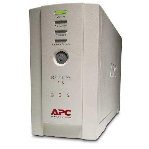 APC Back-UPS CS 325 w/o SW gruppo di continuità [UPS] Standby [Offline] 0,325 kVA 210 W (APC Back-UPS CS 325 - UPS - AC 230 V - 210 watt - 350 VA - output connectors: 4 - beige)ApcBK325I