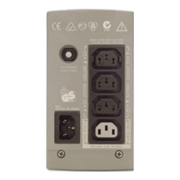 APC Back-UPS CS 325 w/o SW gruppo di continuità [UPS] Standby [Offline] 0,325 kVA 210 W (APC Back-UPS CS 325 - UPS - AC 230 V - 210 watt - 350 VA - output connectors: 4 - beige)ApcBK325I