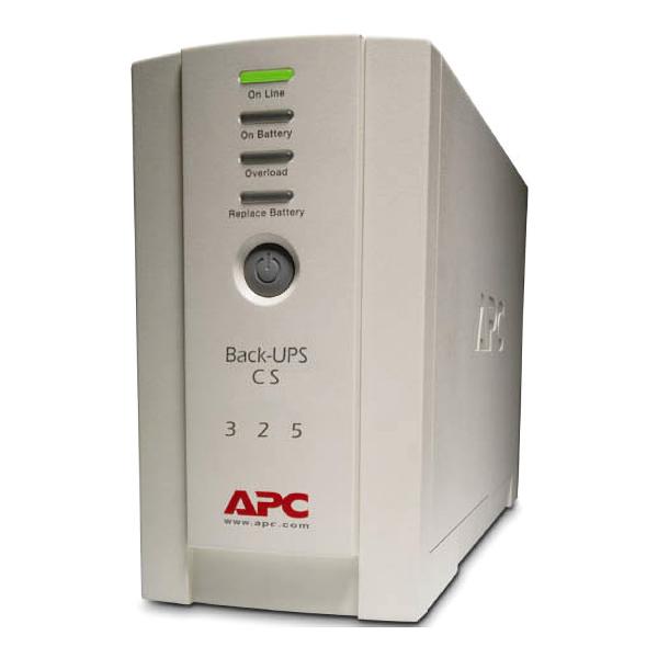APC Back-UPS CS 325 w/o SW gruppo di continuità [UPS] Standby [Offline] 0,325 kVA 210 W (APC Back-UPS CS 325 - UPS - AC 230 V - 210 watt - 350 VA - output connectors: 4 - beige)ApcBK325I