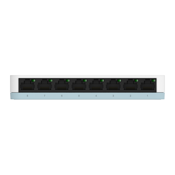 D-Link 8-port 10/100/1000Mbps Gigabit Switch Non gestito L2 Gigabit Ethernet [10/100/1000] (8PORT GIGABIT DESKTOP - SWITCH)D-linkDGS-1008D/B