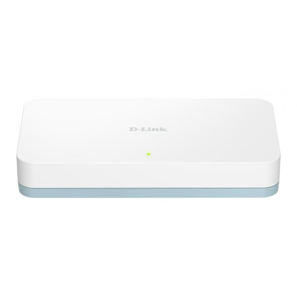 D-Link 8-port 10/100/1000Mbps Gigabit Switch Non gestito L2 Gigabit Ethernet [10/100/1000] (8PORT GIGABIT DESKTOP - SWITCH)D-linkDGS-1008D/B