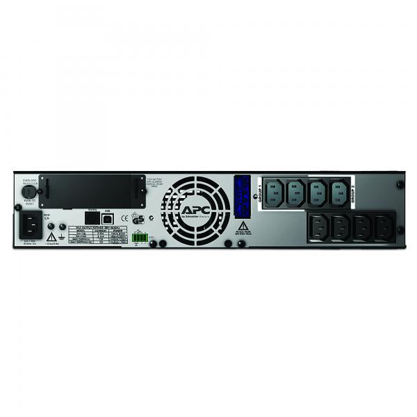 APC Smart-UPS gruppo di continuità [UPS] A linea interattiva 1 kVA 800 W 8 presa[e] AC (S-UPS X LINEIN 1000VA RCK 2U 230V)ApcSMX1000I