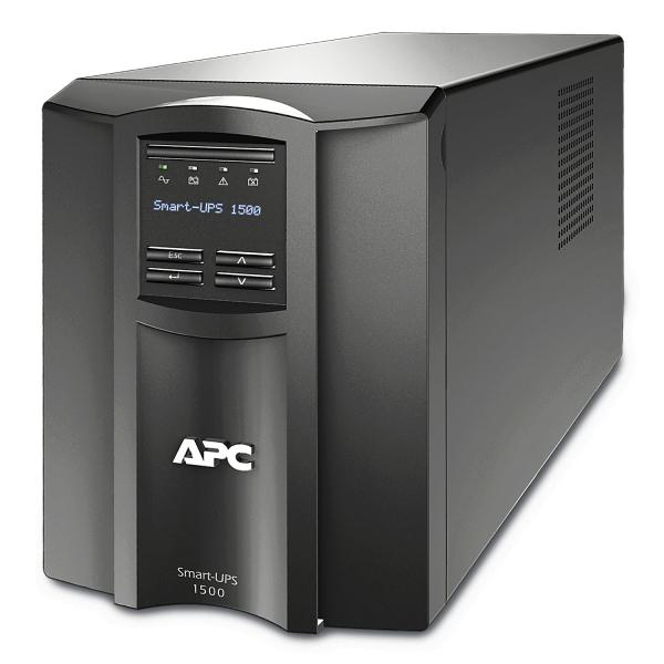 APC Smart-UPS gruppo di continuità [UPS] A linea interattiva 1,5 kVA 1000 W 8 presa[e] AC (APC Smart-UPS 1500 LCD - UPS - 230 V c.a. V - 1 kW - 1500 VA - RS-232, USB - connettori di uscita 8 - nero)ApcSMT1500I