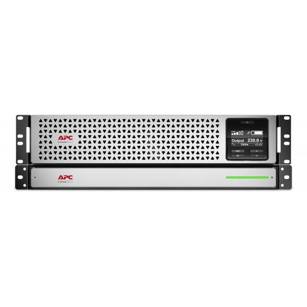 APC SRTL1000RMXLI-NC gruppo di continuità [UPS] Doppia conversione [online] 1 kVA 900 W 8 presa[e] AC (APC Smart-UPS On-Line Li-Ion 1000VA - UPS [installabile in rack / esterno] - 230 V c.a. V - 900 watt - 1000 VA - Ethernet 10/100, RS-232, USB - con...