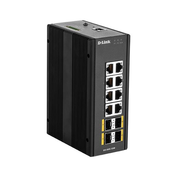 D-Link DIS300G12SW Gestito L2 Gigabit Ethernet [10/100/1000] Nero (D-Link DIS 300G-12SW - switch - 8 port)D-link0790069437915DIS-300G-12SW