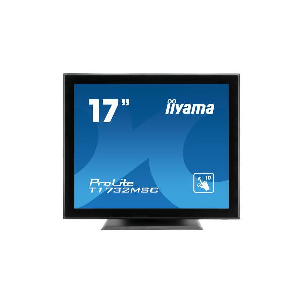 Iiyama ProLite T1732MSC-B5X Monitor PC 43,2 cm [17] 1280 x 1024 Pixel SXGA LED Touch screen Nero (17 ProLite T1732MSC-B5X Monitor - 17 Touch Screen LED Monitor 10 Point Touch VGA and HDMI 250 cd/m2 VESA Wall Mount 100 x 100mm)Iiyama4948570116041T1732...